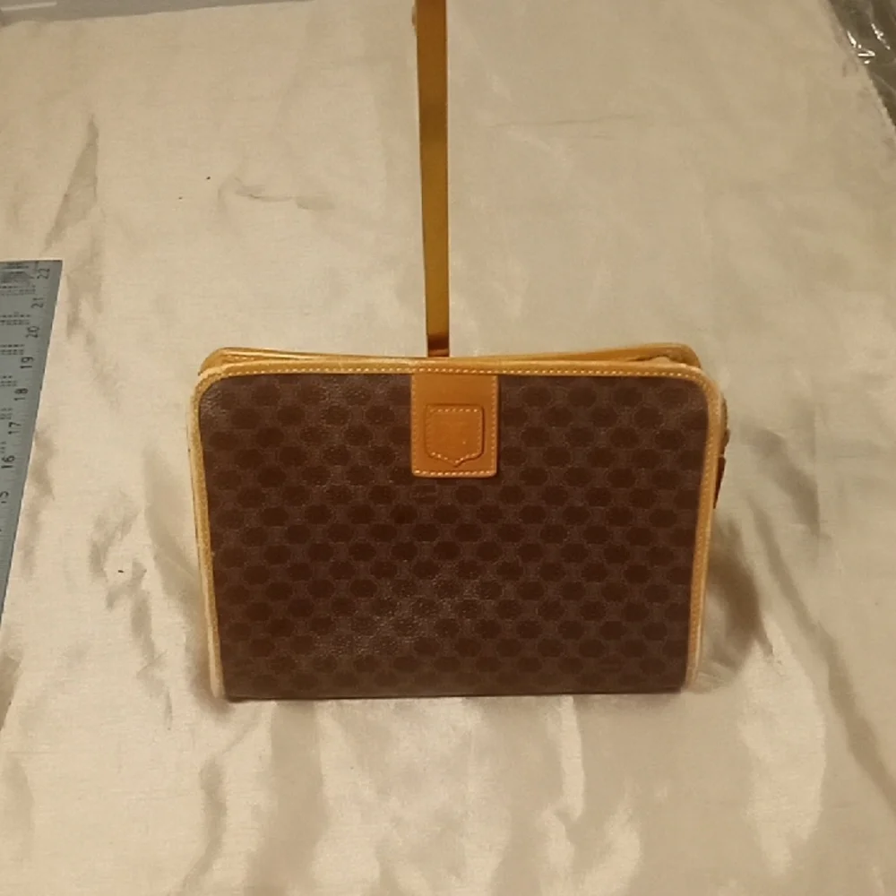 Celine Brown and Tan Pouch